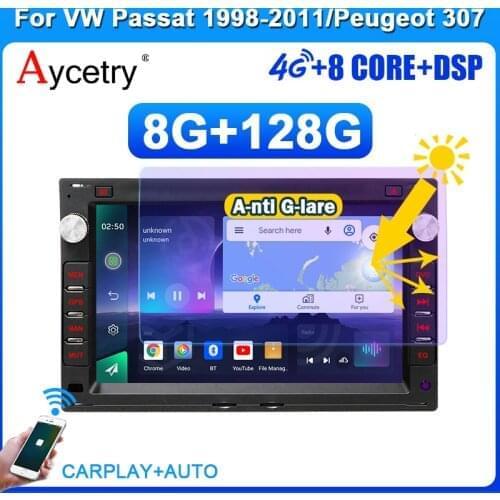 For VW PASSAT B5 MK4 MK5 SHARAN Jetta Bora Polo TRANSPORT T5 Car Radio 2 din Android 10 Audio Multimedia video Player carplay 4G