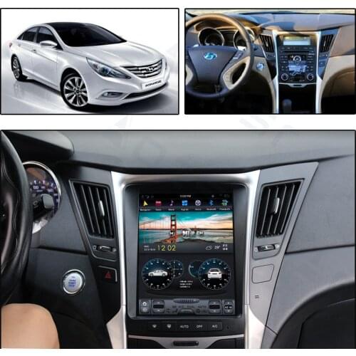 Aotsr Tesla 10.4“ Android 8.1 Vertical screen Car DVD Multimedia player GPS Navigation For HYUNDAI Sonata 2011-2014 carplay