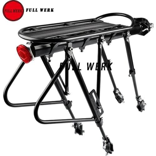 Mountain Bike Bicycle Cargo Rack Aluminum Bicycle Luggage Carrier Mountain Bicycle Road Bikes Rear Rack Bracket Holder Stand