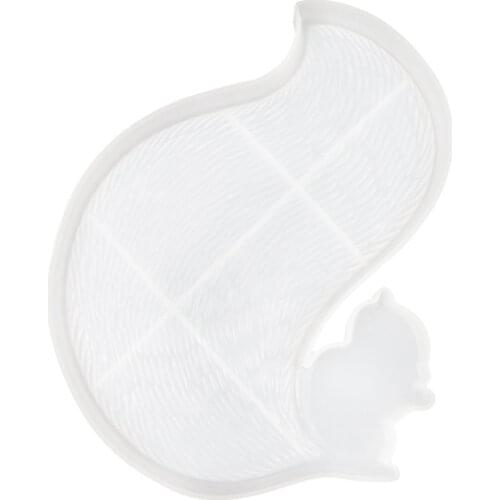 Squirrel Tail Tray Mould Storage Box Resin Molds for Resin Casting Large Epoxy Resin Mold for Artificial Agate Sheet