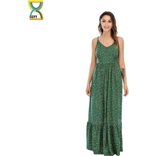 CGYY Green Summer Dresses