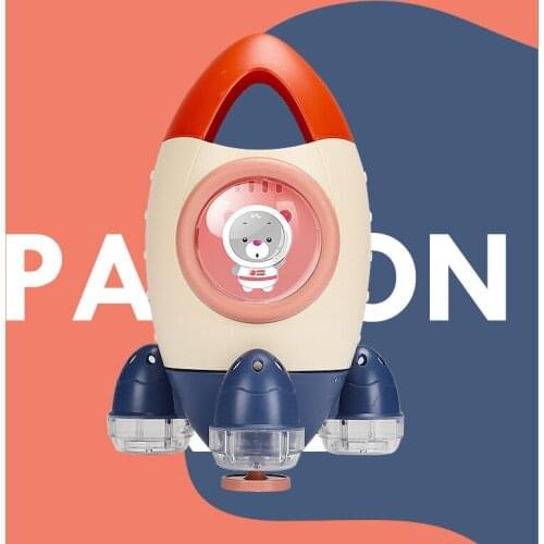 Baby Bath Toy 6 9 12 18 Months Space Rocket Fountain Shower Toys Spray Water Bathtub Toy for Toddlers Boys and Girls