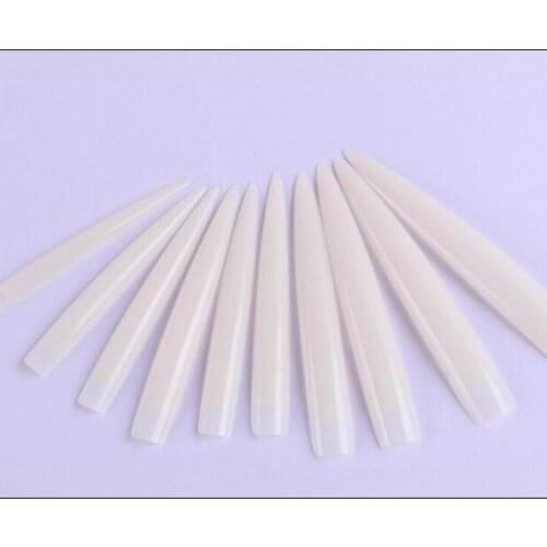 Long Sharp DIY False nail tips artificial fake nail decoration shield as beauty nail art salon manicure practice display tool