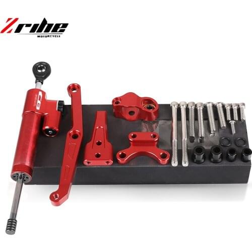 For HONDA CB650R CB650 R CB 650 R 2018 2019 2020 2021 CNC Motorcycle Steering Stabilizer Damper Mounting Bracket Kit CB650R LOGO