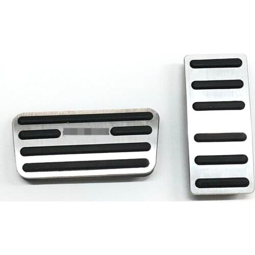 For Nissan NAVARA 2015 2016 2017 2018 Car Accessories Aluminum alloy Styling Accelerator Gas Pedal Brake Pedals Covers