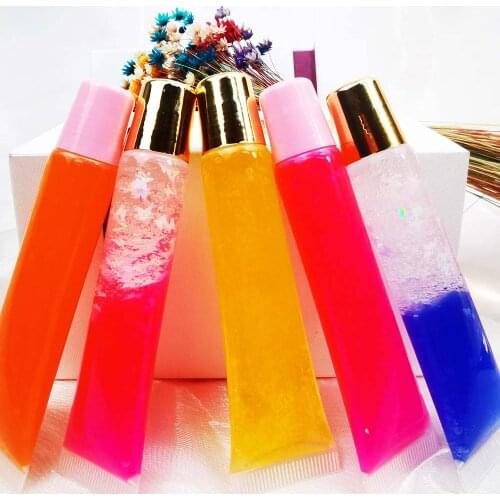 Glossy Plumping Vegan Lipgloss Customized Girls Nude Fruit Moisturizing Shine Lipgloss Winter Fashion Glossy Base Lip Gloss