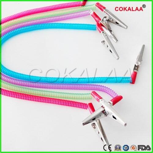Good quality 10 PCS Dental Scarf Clip Oral Dental Supplies Scarf Clip/Napkin Holders/Spring Rope Dentist Lab Material