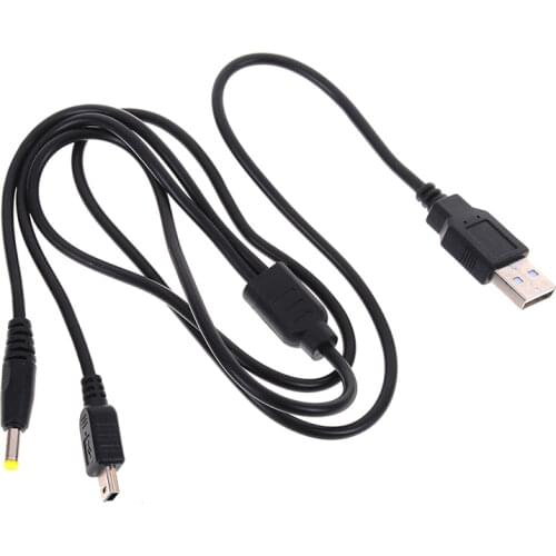 JETTING 1Pc 2-in-1 Usb Data Cable / Charger Charging Lead For Psp 1000 / 2000 /3000 Car Interior Accessories