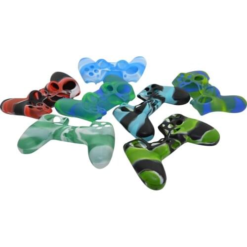 Camouflage Soft Silicone Cover Case Protection Skin For Sony for Playstation 4 Controller for PS4