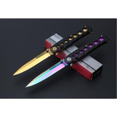 Butterfly BM C059 Pocket Folding Knife 3Cr13 Blade Al Alloy Handle Tactical Survival Fishing Hunting Knives EDC Multi Tool