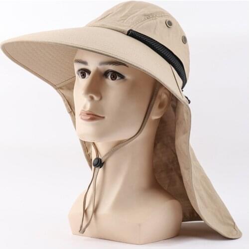 Unisex Outdoor Casual Sun Hat For Women Men Fishing Hiking Safari Outdoor Camping Visor Hat Uv Protection Quick Drying Hat Cap