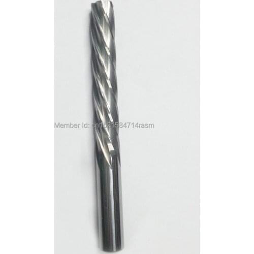 KLOT Carbide Chucking Reamer 3.175 6.35 12.7mm 1/8" 1/4" 1/2" H7 Spiral Flute HRC50