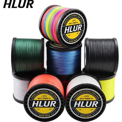 HLUR Fishing Braid 300M 8 Strands Multifilament Fishing line Carp Fishing 20 30 40 50 60 72 88LB