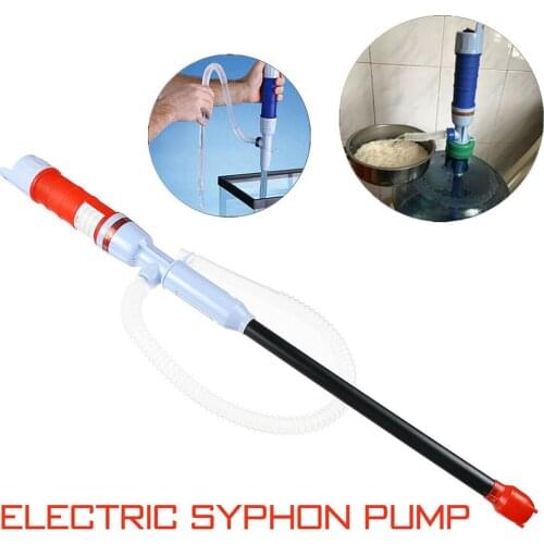 2D Batterie Multi Electric Siphon Pump Battery-Operated Fuel Oil Water Transfer Pump Gasoline Power-Driven Fluid Car Accessories
