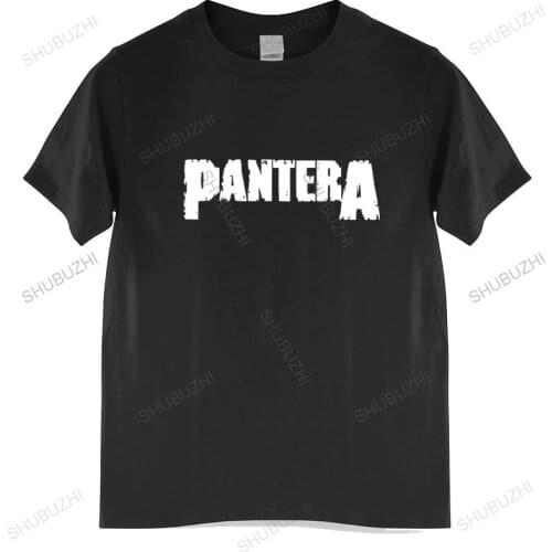 Men Cotton T Shirt Summer Brand Tshirt Camiseta Pantera thrash metal and groove metal TShirt brand tee-shirt homme tops
