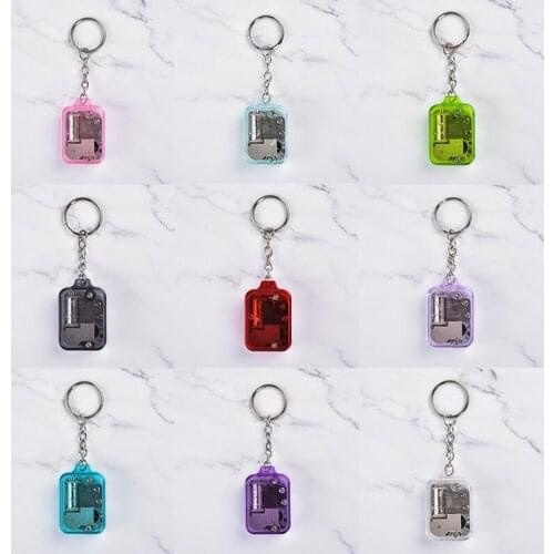 PlayMetal Clockwork 1PC Music BoxGift Home Decor Movement DIY Keychain Set Mechanical Music Boxes