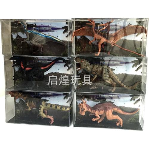 2020 New 25cm Dinosaur toys childrens toys Jurassic century theme toys Tyrannosaurus rex velociraptor brachiosaurus