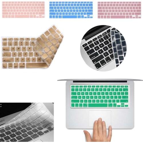 Laptop Skins for Apple Macbook Air 13" A2337 (M1) 2020/Air 13" A1932 A2179 Touch ID US Layout Silicone Laptop Keyboard Cover