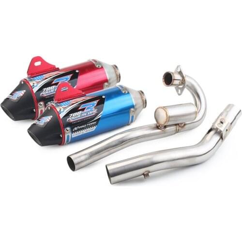 Motorcycle Exhaust Pipe Full System For Honda CRF150F CRF230F CRF150 CRF230 Off-Road Complete Exhaust Muffler Pipes 2003-2016