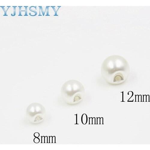 YJHSMY 179186 , fashion imitate pearl buttons , DIY handmade clothing accessories, coat clothes Sewing shank buttons , 10pcs/lot
