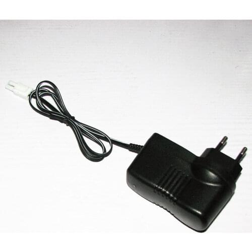 9.6V 400mA EU Charger mini tamiya male plug full charge LED Positive to Square