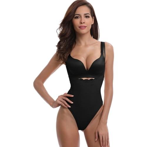 Women Sexy Body Shaper Control Panties Thongs High Rise Underwear Waist Slimming Belly Compression Shapewear Briefs Plus Size
