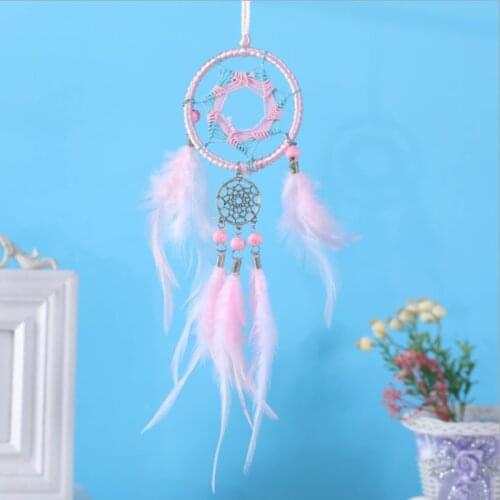1PCS Dream Catcher Car Pendant Modern minimalist star style Feather Decoration Home Decor car accessories for girls