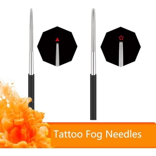 100pcs Microblading 0.28 MM 1P Round Permanent Makeup Eyebrow 3RS 5RL Manual Tattoo Fog Needles For Lamina Blade Agulhas Tebori