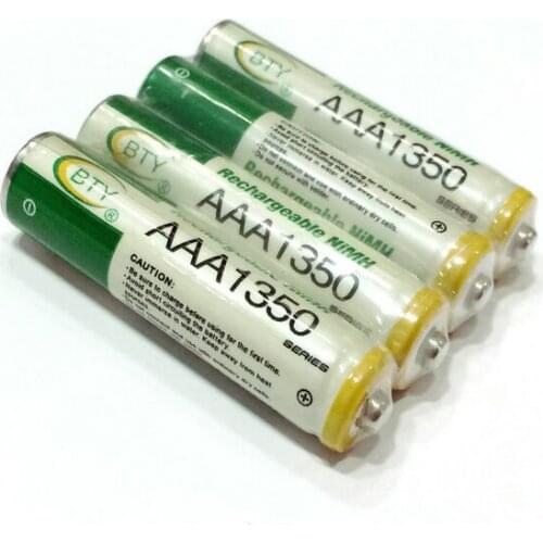 2017 Hot 1.2V AAA Rechargeable Battery 800mAh Baterias 12 X BTY NI-MH Rechargeable 3A Battery Bateria MicroData Newest AAA 1350