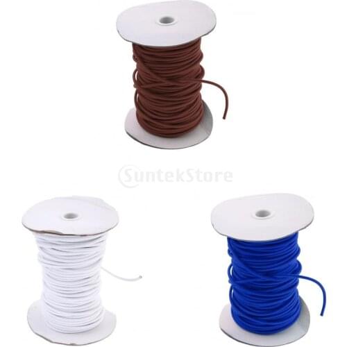 4mm Round Rubber Elastic Bungee Rope Shock Cord Tie Down Boat Trailer Anti-UV 0.5m, 1m, 2m, 300cm, 5m, 10m, 20m, 30m, 50m, 75m
