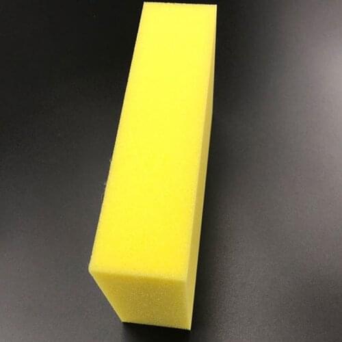 5 Pcs Yellow Car Wash Wax Square Sponge Extra Soft Large Size Washing Cellulose