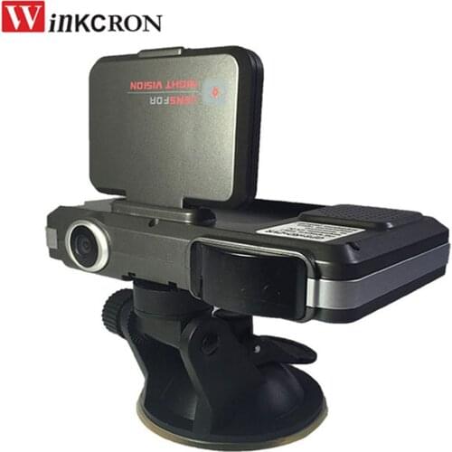 Car Radar Detector 3 in 1 (Russian Voice) DVR Camera HD 720P 2.0" LCD Speed Detector Dash Cam Record Detector GPS Logger tracker