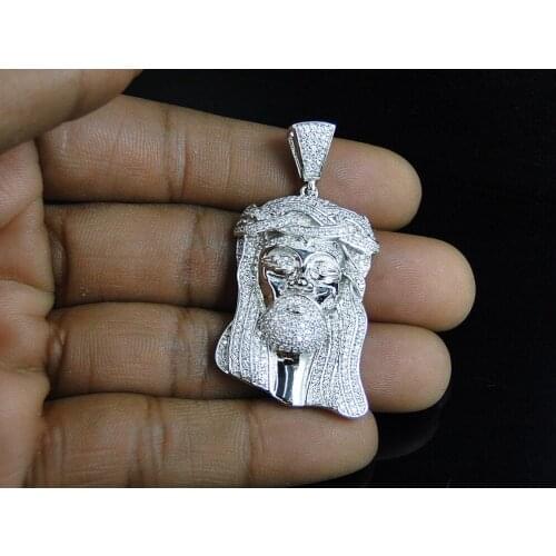 Free bead chain bling bling silver color Real micro pave cz Simulated cz high quality 2mm 60cm mens chain necklace