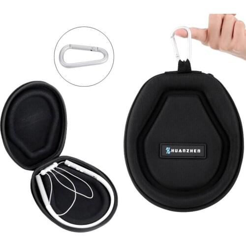 For Xiaomi Sony LG headset bag WIH700 750BT neck-mounted Bluetooth headset storage box hard shell anti-fall and anti-compression