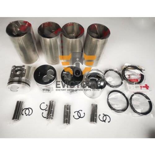 For YANMAR 4TNE92 4D92E engine overhaul rebuild kit and conrod oil water pump valve assy