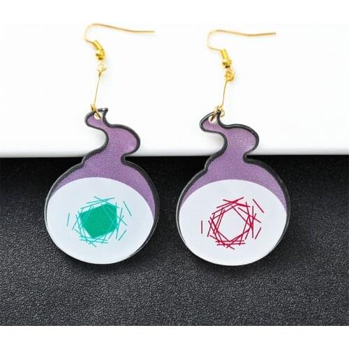 Native Boy Huazikun Earrings Cos Teak Division Asymmetric Pendant Earrings To Send Friends Classic Souvenir Gifts Woman Jewelry