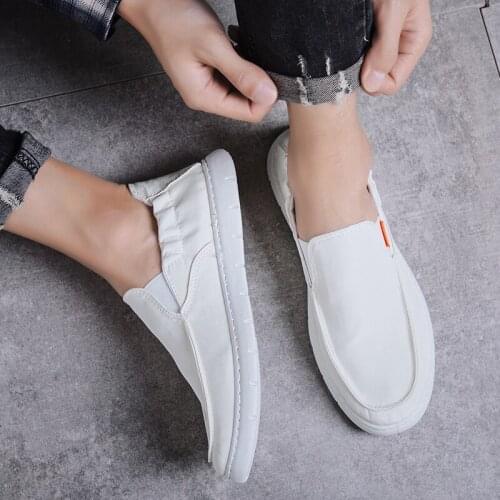 Summer Men Canvas Shoes Espadrilles Breathable Casual Shoes Men Loafers Comfortable Ultralight Lazy Boat Shoes