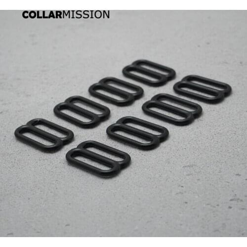 25mm metal adjustable slide buckle black hardware for handmade dog cat necklace collars Belts Bags durable adjuster BZK25H