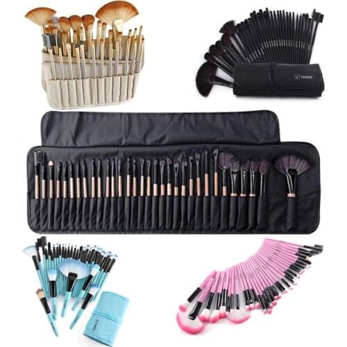 VANDER Soft Makeup Brushes Set 32 Piece Multi-Color Maquillage Beauty Women Best Gift Kabuki Pinceaux Brush Kit + Pouch Bag