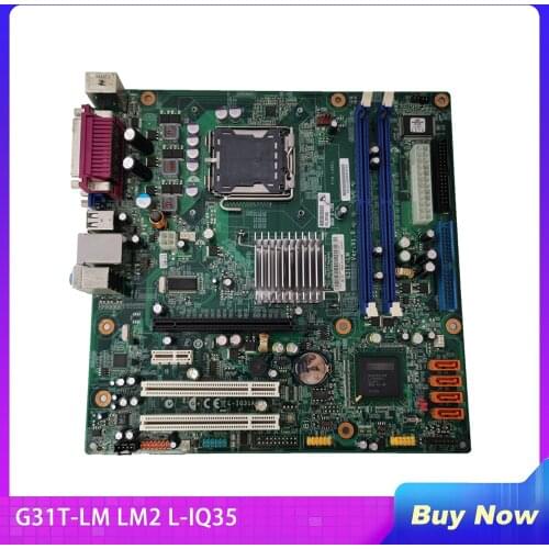 Desktop Motherboard For Lenovo G31 G31T-LM LM2 L-IQ35 G31T-LN T4900V M6900 DDR2 Fully Tested