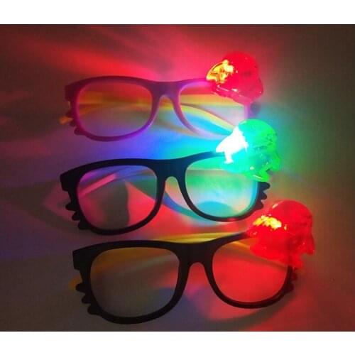 New led light glasses frame childrens small toys wholesale party ball birthday props spot wholesale Party Favor