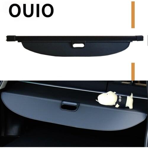 OUIO 1Set Car Rear Trunk Cargo Cover Auto For Land Rover Discovery Sport 2014-2018 Black Security Shield Shade Auto accessories
