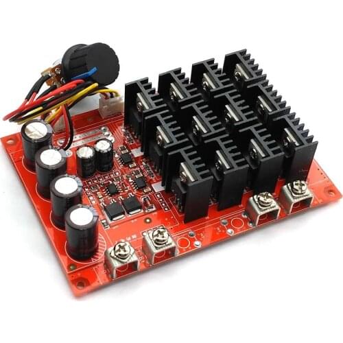 DC 10-50V 60A Motor Speed Control PWM HHO RC Controller 12V 24V 48V 3000W MAX