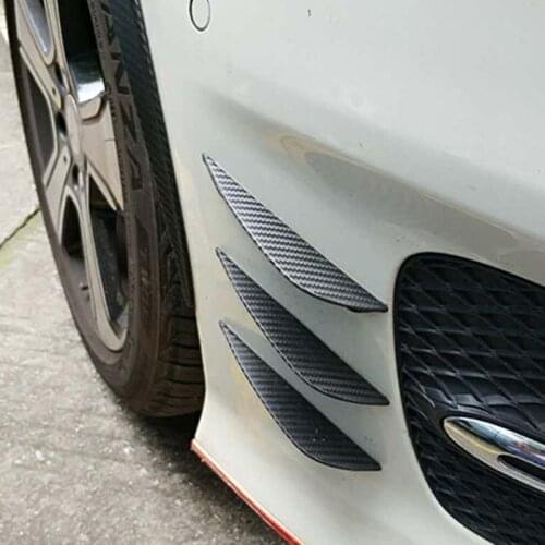 Universal front bumper splitter spoiler sticker for Renault Megane 2 3 Duster Logan Clio 4 3 Laguna 2 Scenic Sandero 2 Captur