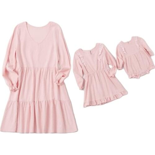 Одинаковые платья для мамы и дочки YIzhongxiaoyao China At AliExpress