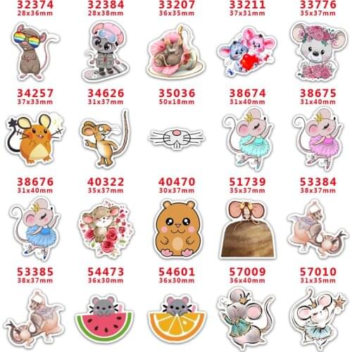 10 Pcs Cartoon Planar Resin Cabochons PR32374