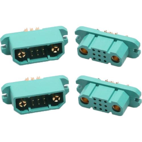 2pair VTOL Pro Connector JX9 Multi Wire Servo Extension Plug Signal Wire For RC Airplane Turbine Jet Model Accessories
