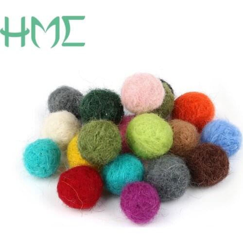 20Pcs/lot 15/20mm Diy Crafts Size Random Mix colors Pompoms Soft Pom Poms balls For Handmade DIY Wedding Decoration Accessories