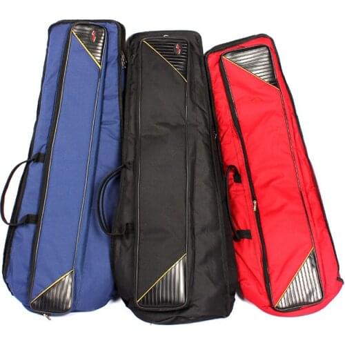 3 color wholesale professional Portable durable alto tenor trombone bags cases cover soft gig package canvas backpack shoulder