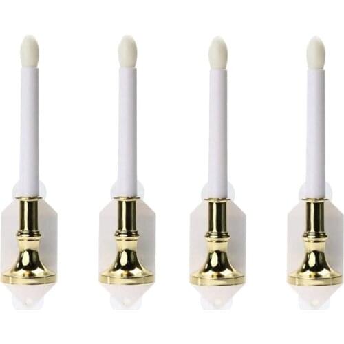 4 Pack Flameless Candles Light Solar Powered Candle Light Window Wall Lamp Wall Lamp with Suction Cups,Decoration